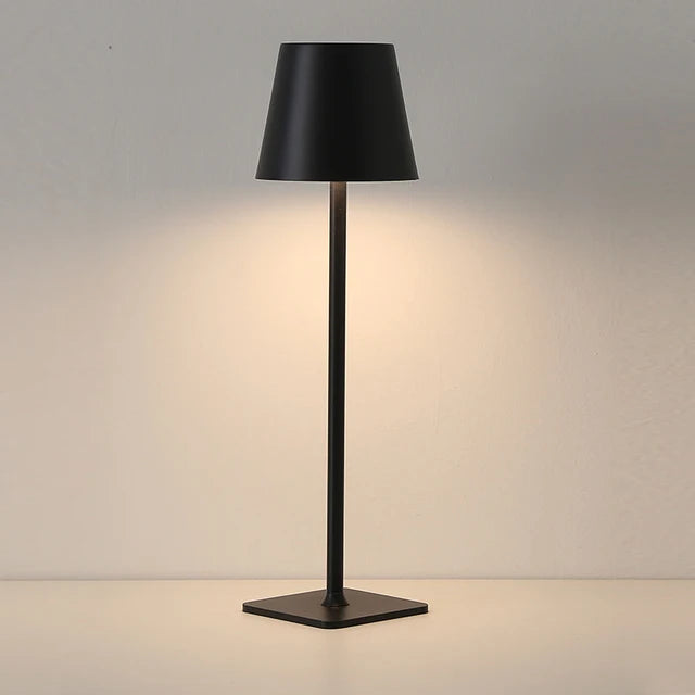Tragbare LED-Tischlampe mit Berührungssensor und wiederaufladbarem Akku für Restaurant, Schlafzimmer, Bars, Camping, Café und Nachtlicht