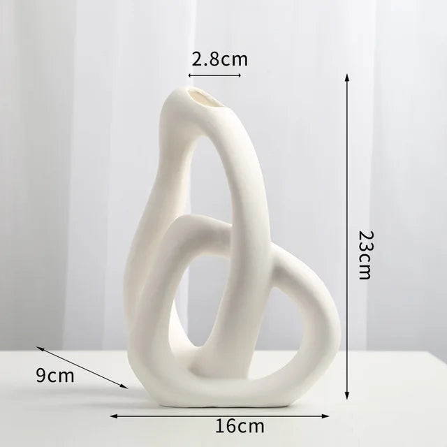 Moderne Keramikvase für die Inneneinrichtung - Dekorative Vasen für das Schlafzimmer und das nordische Zimmer